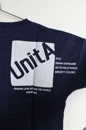 画像4: 30%off Denim dungaree UnitA WIDE TEE  4;紺 (4)