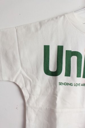 画像2: 30%off Denim dungaree UnitA WIDE TEE  1;白 (2)