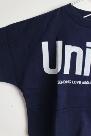 画像2: 30%off Denim dungaree UnitA WIDE TEE  4;紺 (2)