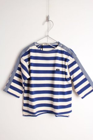 画像1: 40%off 2023秋冬　FITH	アマヨリボーダー　L/S Tシャツ　　14：ブルー (1)