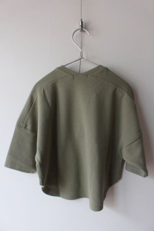 画像4: 40%off 2023秋冬 FITH   スステップテンジク 8ブソデ バルーンスリーブ Tシャツ 8;グリーン (4)