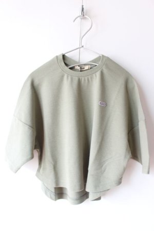 画像1: 40%off 2023秋冬　FITH   スステップテンジク 8ブソデ バルーンスリーブ Tシャツ　8；グリーン (1)