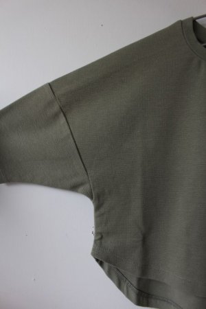 画像3: 40%off 2023秋冬 FITH   スステップテンジク 8ブソデ バルーンスリーブ Tシャツ 8;グリーン (3)