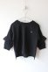 画像1: 40%off 2023秋冬　FITH   ステップテンジク フリルスリーブ L/S Tシャツ　2；黒 (1)