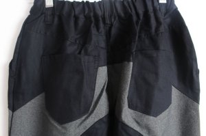 画像4: 50%off AW nunuforme  ヌヌフォルム   ラウンド切替パンツ  Black  サイズ;2(163cm) (4)