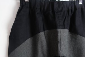 画像2: 50%off AW nunuforme  ヌヌフォルム   ラウンド切替パンツ  Black  サイズ;2(163cm) (2)