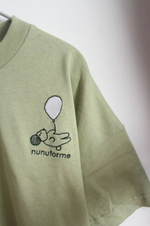 画像3: 40%off nunuforme 　ヌヌフォルム  　風船inuinu刺繍T　　pistachio (3)