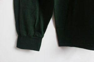 画像2: 30%off  ALL HOURS  6.0oz NORTH AMERICAN COTTON  Long Tee GREEN  SIZE3 (2)