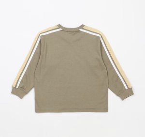 画像2: 40%off XLARGE KIDS  ラインゴリラ刺しゅう長袖Tシャツ  80;クロ (2)