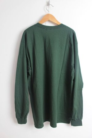 画像3: 30%off  ALL HOURS  6.0oz NORTH AMERICAN COTTON  Long Tee GREEN  SIZE3 (3)