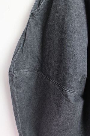 画像3: ☆nunuforme  ヌヌフォルム  ブラックデニムポインテッドデニムパンツ  カラー;BLEACH (3)