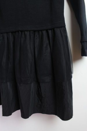 画像6: 50%off 2023AW nunuforme  ヌヌフォルム   ハイネックフリルT  カラー;BLACK  (6)