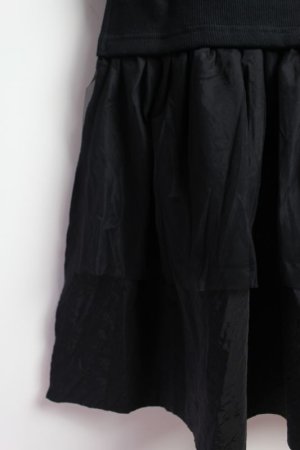 画像5: 50%off 2023AW nunuforme  ヌヌフォルム   ハイネックフリルT  カラー;BLACK  (5)