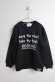 画像1: 30%off ハイキング　confidence スウェット　　050；black (1)
