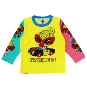 画像1: 30%off  MY FIRST HYSTERIC　　MINI&HUNGRY MONSTER 長袖Tシャツ　　90：マルチ (1)