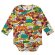画像1: 　MY FIRST HYSTERIC　　TEDDY ROCKS総柄 長袖ロンパース　　サイズ:80   64：イエロー系 (1)