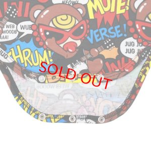 画像4: 　MY FIRST HYSTERIC　　TEDDY ROCKS総柄 長袖ロンパース　　サイズ:80   64：イエロー系 (4)