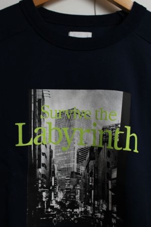 画像3: 30%off ハイキング　labyrinth スウェット　201;NAVY (3)