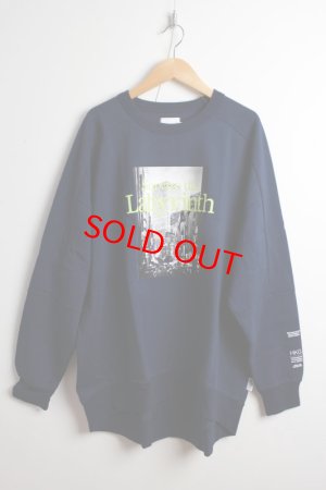 画像1: 40%off ハイキング　labyrinth スウェット　201;NAVY (1)