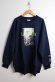 画像1: 30%off ハイキング　labyrinth スウェット　201;NAVY (1)