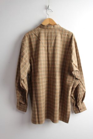 画像4: 50%off 2023AW nunuforme  ヌヌフォルム  シャギーチェックシャツ    brown  サイズ;2(163cm) (4)