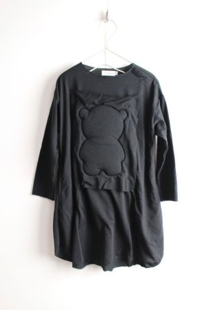 画像1: 40%off フランキーグロウ　WATA KUMA KNITTED DRESS　　BLACK (1)