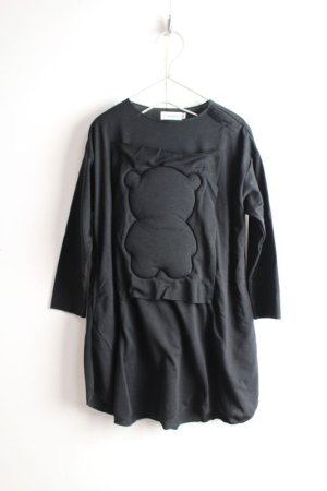 画像1: 30%off フランキーグロウ　WATA KUMA KNITTED DRESS　　BLACK (1)