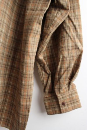 画像5: 50%off 2023AW nunuforme  ヌヌフォルム  シャギーチェックシャツ    brown  サイズ;2(163cm) (5)