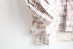 画像3: 50%off 2023AW nunuforme  ヌヌフォルム  シャギーチェックシャツ   White サイズ;2(163cm) (3)