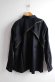 画像3: 40%off 2023AW nunuforme 　ヌヌフォルム 　パイピングシャツ    Black (3)
