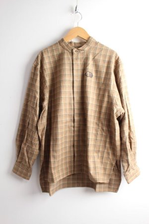 画像1: 40%off 2023AW nunuforme 　ヌヌフォルム 　シャギーチェックシャツ    brown (1)