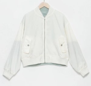 画像1: 30%off Lovetoxic　リバーシブルブルゾン   05；アイボリー (1)