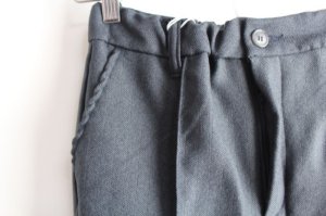 画像2: SWOON swoon/スーン ヘリンボーン ツイードパンツ(Charcoal) (2)