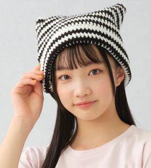 画像3: 30%off Lovetoxic 【LTXC】ネコ耳ニット帽  サイズ;F (3)