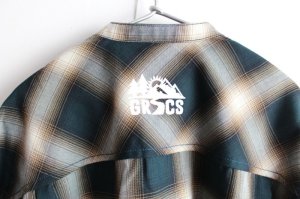 画像4: 40%off 2023秋冬　GC　チェックバンドカラー BIG シャツ　8；グリーン (4)