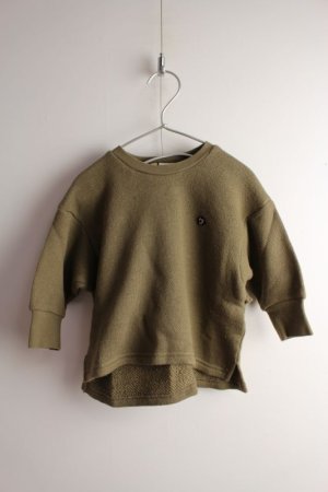 画像1: 40%off 2023秋冬　FITH  　   ローゲージウラケ L/S フリルスウェット　　9；カーキ (1)