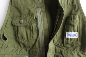 画像3: 50%off  　DENIMDUNGAREE　 	ヒッコリー JSK　4；紺 (3)