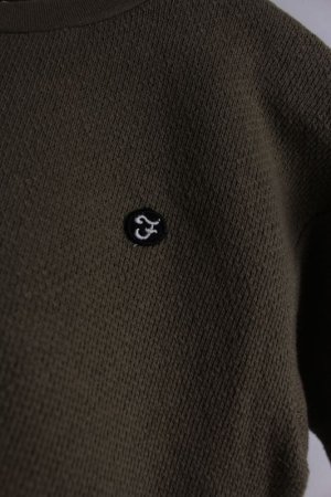 画像3: 40%off 2023秋冬 FITH      ローゲージウラケ L/S フリルスウェット  9;カーキ (3)