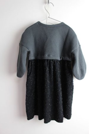 画像5: 40%off 2023秋冬　FITH    ローゲージウラケレイヤード ヒザシタタケ OP　17；チャコール　サイズ；BM (5)