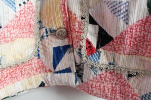 画像3: 50%off 2023秋冬　GTH　  アンティークプリント キルティング JK　　11；生成　　サイズ；00 (3)