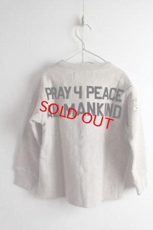 画像5: 50%off 2023秋冬　GTH　  ウラキモウ ボロボロ スウェット　3；グレー　　サイズ；110 (5)