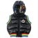 画像1: 30%off　HystericMini　DENIM PATCHWORK総柄 RVベスト　　10；ブラック (1)