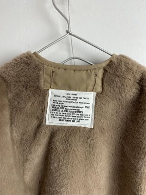 画像3: 50%off  　DENIMDUNGAREE　 ボア カーディガン　16；ベージュ (3)