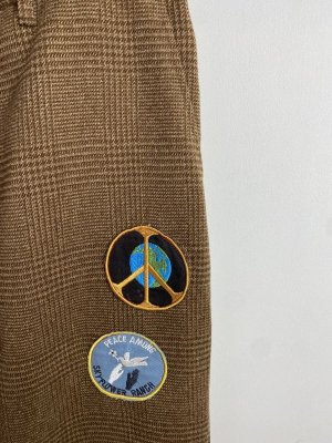 画像3: 50%off 2023秋冬　GTH　ツイーディー グレンチェック サスペンダー PN　　7；茶 (3)