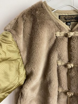 画像2: 50%off  　DENIMDUNGAREE　 ボア カーディガン　16；ベージュ (2)