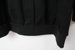 画像5: 40%off 2023秋冬 FITH   ウラケ ZIP UP L/S パーカー 2;黒 (5)