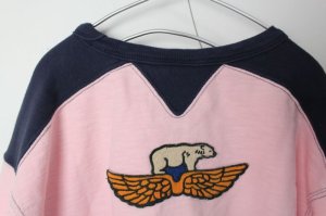 画像3: 50%off   DENIMDUNGAREE     	ビンテージウラケ FRONTIER スウェット 6;ピンク サイズ;140 (3)