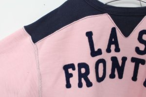 画像2: 50%off   DENIMDUNGAREE     	ビンテージウラケ FRONTIER スウェット 6;ピンク サイズ;140 (2)