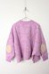 画像3: 40%off フランキーグロウ　FACE BEAR DOLMAN SLEEVES SWEAT SHIRT　PURPLE　　 (3)
