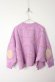 画像3: 30%off フランキーグロウ　FACE BEAR DOLMAN SLEEVES SWEAT SHIRT　PURPLE　　 (3)